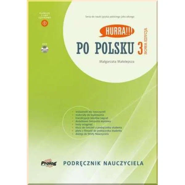 Книга для вчителя Hurra!!! Po Polsku Nowa Edycja 3 Podręcznik Nauczyciela z DVD