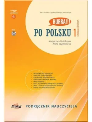 Книга для вчителя Hurra!!! Po Polsku Nowa Edycja 1 Podręcznik Nauczyciela z DVD