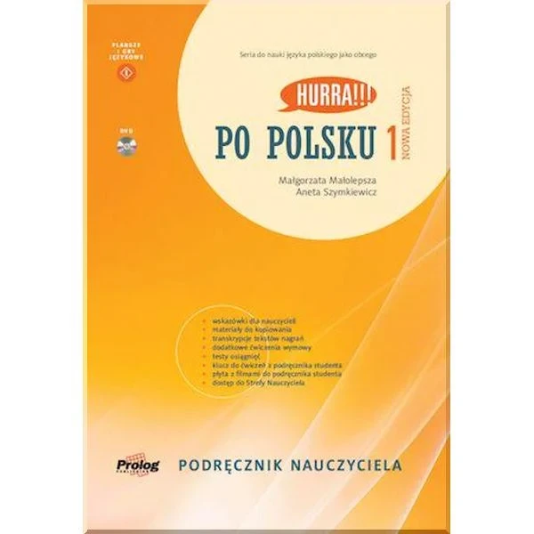Книга для вчителя Hurra!!! Po Polsku Nowa Edycja 1 Podręcznik Nauczyciela z DVD