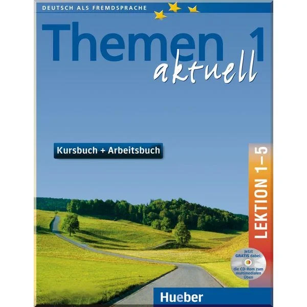 Підручник і робочий зошит Themen aktuell 1 Kursbuch/Arbeitsbuch mit integrierter Audio-CD und CD-ROM Lektion 1–5