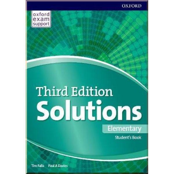 Підручник Solutions Third Edition Elementary Student's Book with Online Practice