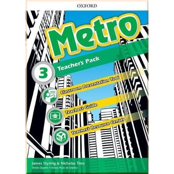 Книга для вчителя Metro 3 Teacher's Book