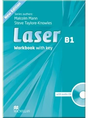 Робочий зошит Laser 3rd Edition B1 Workbook with key and audio CD