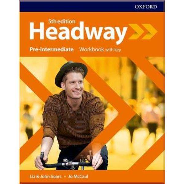 Робочий зошит New Headway 5th Edition Pre-Intermediate Workbook with key