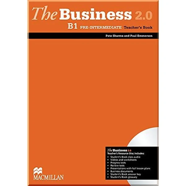 Книга для вчителя The Business 2.0 B1 Pre-Intermediate Teacher's Book with Teacher's Resource Disc