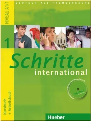 Підручник і робочий зошит Schritte international 1 Kursbuch + Arbeitsbuch mit Audio-CD zum Arbeitsbuch und interaktiven Übungen