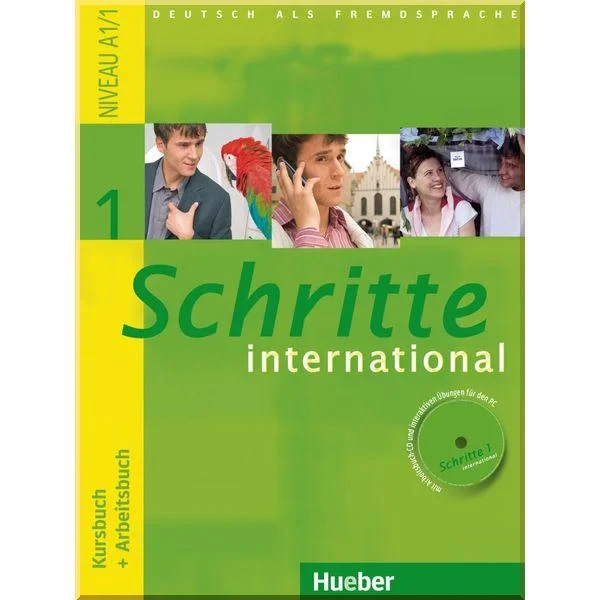 Підручник і робочий зошит Schritte international 1 Kursbuch + Arbeitsbuch mit Audio-CD zum Arbeitsbuch und interaktiven Übungen