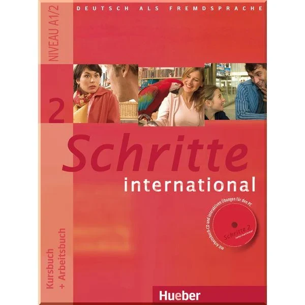 Підручник і робочий зошит Schritte international 2 Kursbuch + Arbeitsbuch mit Audio-CD zum Arbeitsbuch und interaktiven Übungen