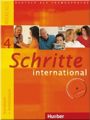 Підручник і робочий зошит Schritte international 4 Kursbuch + Arbeitsbuch mit Audio-CD zum Arbeitsbuch und interaktiven Übungen