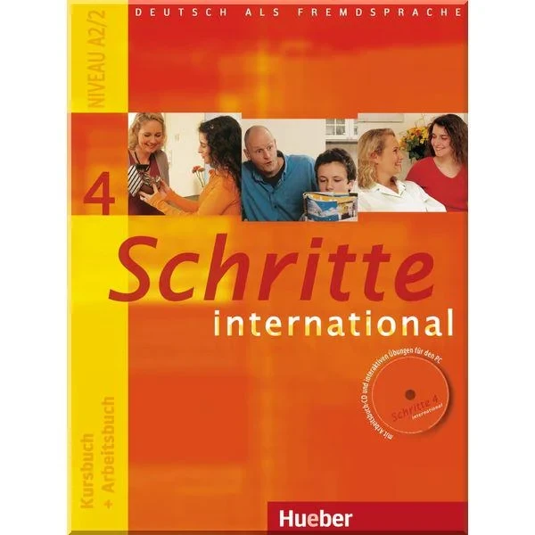 Підручник і робочий зошит Schritte international 4 Kursbuch + Arbeitsbuch mit Audio-CD zum Arbeitsbuch und interaktiven Übungen