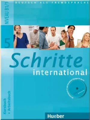 Підручник і робочий зошит Schritte international 5 Kursbuch + Arbeitsbuch mit Audio-CD zum Arbeitsbuch und interaktiven Übungen