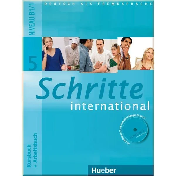 Підручник і робочий зошит Schritte international 5 Kursbuch + Arbeitsbuch mit Audio-CD zum Arbeitsbuch und interaktiven Übungen