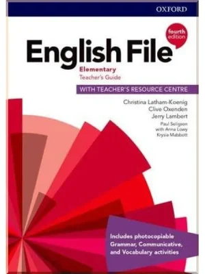 Книга для вчителя English File Fourth Edition Elementary Teacher's Guide with Teacher's Resource Centre