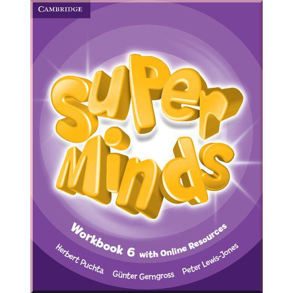 Робочий зошит Super Minds 6 Workbook with Online Resources