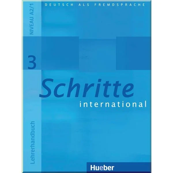 Книга для вчителя Schritte international 3 Lehrerhandbuch