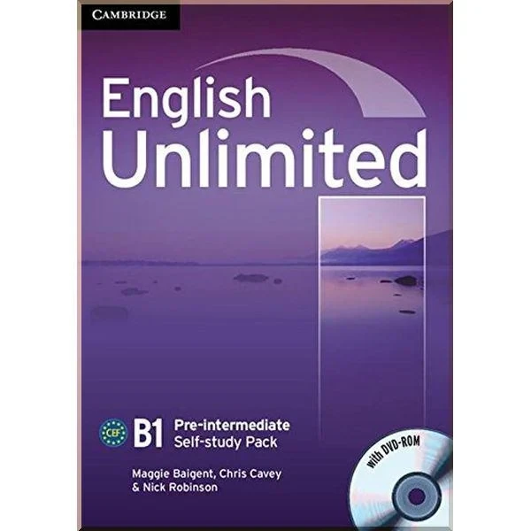 Робочий зошит English Unlimited Pre-Intermediate Self-study Pack Workbook with DVD-ROM
