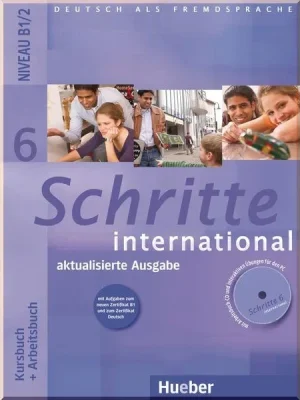 Підручник і робочий зошит Schritte international 6 Kursbuch/Arbeitsbuch mit Audio-CD zum Arbeitsbuch und interaktiven Übungen