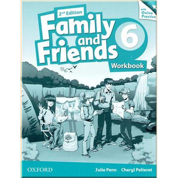 Робочий зошит Family and Friends 2nd Edition 6 Workbook with Online Practice