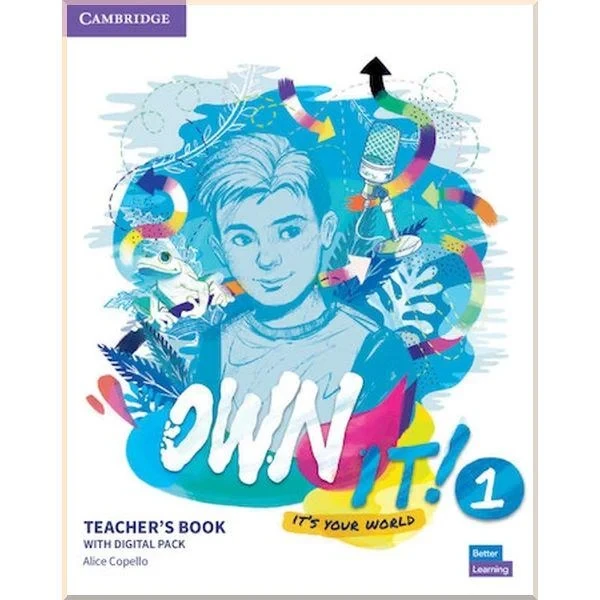 Книга для вчителя Own It! 1 Teacher's Book with Digital Pack