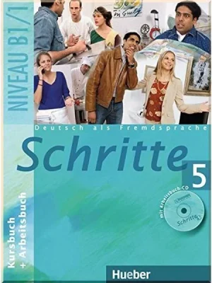 Підручник і робочий зошит Schritte 5 Kursbuch/Arbeitsbuch mit Arbeitsbuch-CD