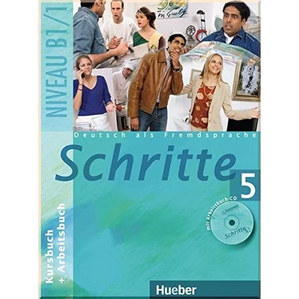 Підручник і робочий зошит Schritte 5 Kursbuch/Arbeitsbuch mit Arbeitsbuch-CD