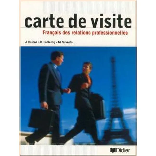 Підручник Français des Relations Professionnelles Carte de Visite Livre de l'élève