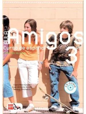 Підручник Aula Amigos 3 Libro del alumno con Portfolio el alumno y CD-Audio
