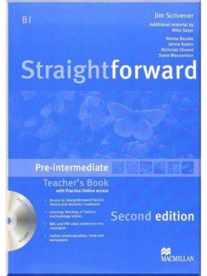 Книга для вчителя Straightforward Second Edition Pre-Intermediate Teacher's Book with CD-ROM and Practice Online access