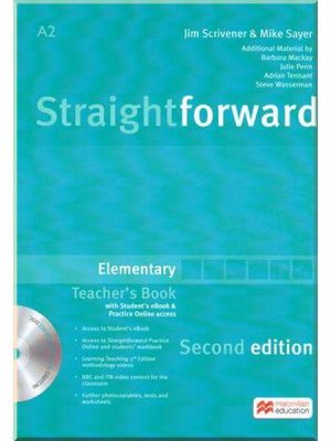 Книга для вчителя Straightforward Second Edition Elementary Teacher's Book with Student's eBook and Practice Online Access