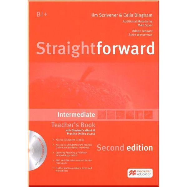 Книга для вчителя Straightforward Second Edition Intermediate Teacher's Book with Student's eBook and Practice Online Access