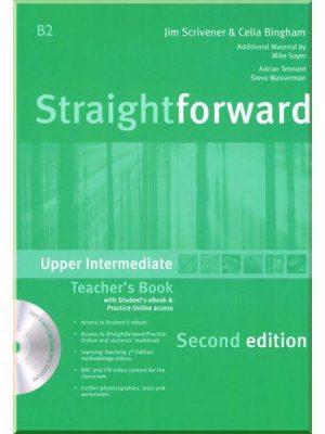 Книга для вчителя Straightforward Second Edition Upper-Intermediate Teacher's Book with Student's eBook and Practice Online Access