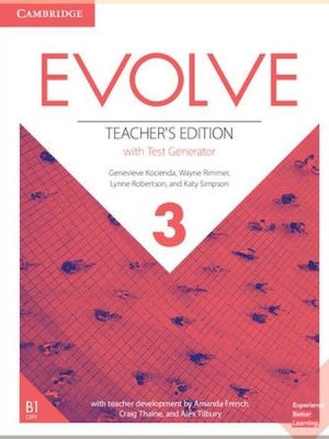 Книга для вчителя Evolve 3 Teacher's Edition with Test Generator