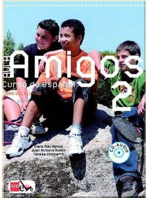 Підручник Aula Amigos 2 Libro del alumno con Portfolio el alumno y CD-Audio