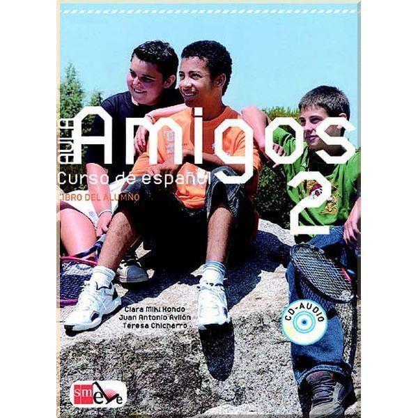 Підручник Aula Amigos 2 Libro del alumno con Portfolio el alumno y CD-Audio