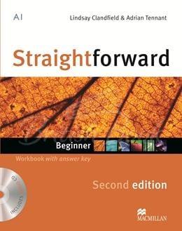 Робочий зошит Straightforward Second Edition Beginner Workbook with key and Audio-CD