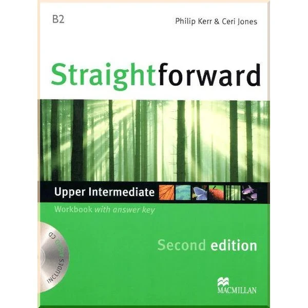 Робочий зошит Straightforward Second Edition Upper-Intermediate Workbook with key and Audio-CD