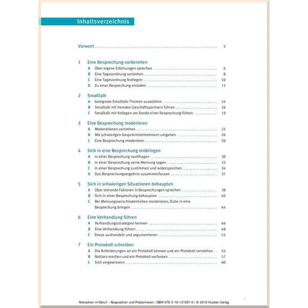 Книга Menschen im Beruf: Training Besprechen und Präsentieren mit Audio CD - Зображення 2