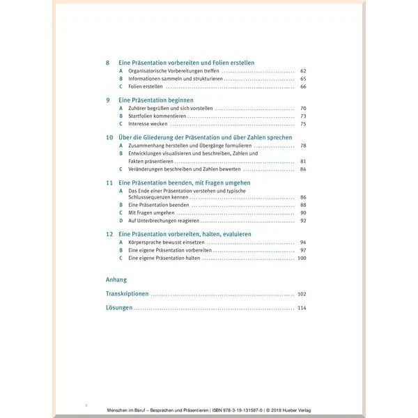Книга Menschen im Beruf: Training Besprechen und Präsentieren mit Audio CD - Зображення 3