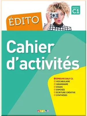 Робочий зошит Édito C1 Cahier d'activités avec CD mp3