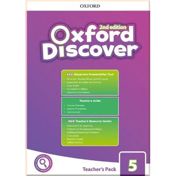 Книга для вчителя Oxford Discover Second Edition 5 Teacher's Pack