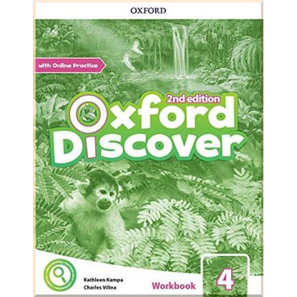 Робочий зошит Oxford Discover Second Edition 4 Workbook with Online Practice