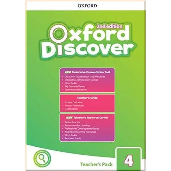 Книга для вчителя Oxford Discover Second Edition 4 Teacher's Pack