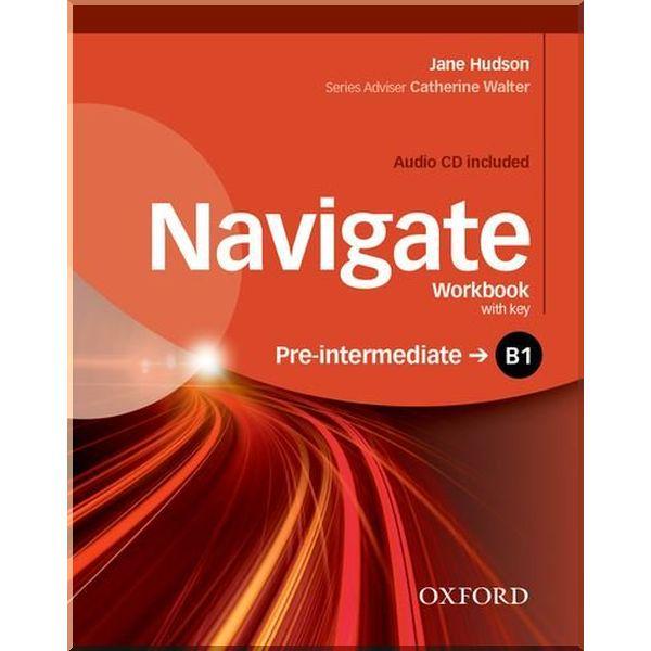 Робочий зошит Navigate Pre-Intermediate Workbook with Audio CD and key