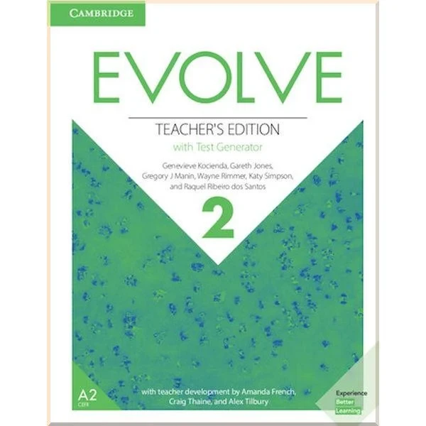 Книга для вчителя Evolve 2 Teacher's Edition with Test Generator