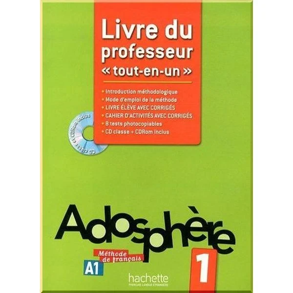 Книга для вчителя Adosphère 1 Livre du professeur