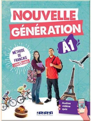 Підручник і робочий зошит Nouvelle Génération A1 Livre plus Cahier avec didierfle.app