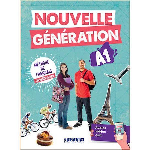 Підручник і робочий зошит Nouvelle Génération A1 Livre plus Cahier avec didierfle.app