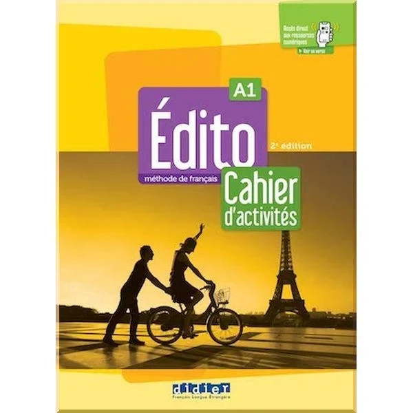 Робочий зошит Édito 2e Édition A1 Cahier d'activités avec didierfle.app
