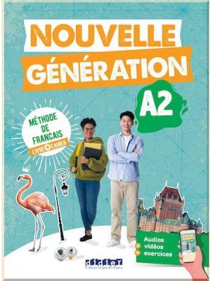 Підручник і робочий зошит Nouvelle Génération A2 Livre plus Cahier avec didierfle.app