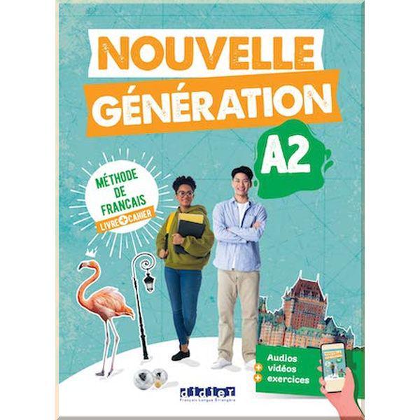 Підручник і робочий зошит Nouvelle Génération A2 Livre plus Cahier avec didierfle.app